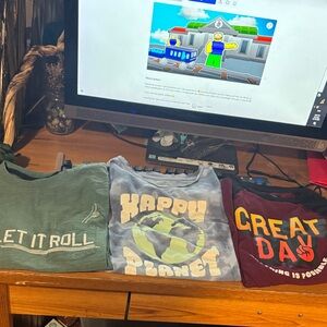 Let It Roll Kids T-Shirt - Green